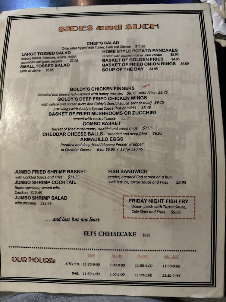 Goldyburgers Menu image 4